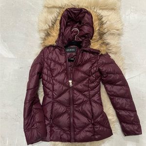 Purple Guess jacket. Used gently in brand new condition.